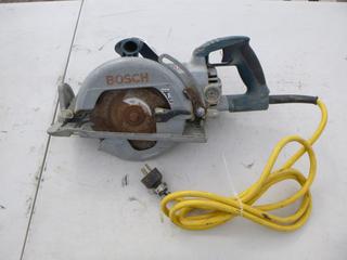 Bosch 1677M  7 1/4" Worm Drive Saw, 120 Volt, Working Condition Unknown.