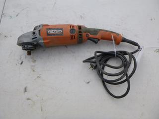 Ridgid R1020 7" Grinder, 120 Volts, Working Condition Unknown.