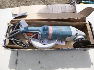 Bosch 1873-8F Angle Grinder, 120 Volts, 7" Wheel Guard, Working Condition Unknown.