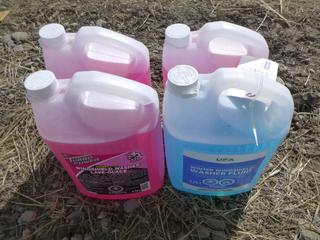 (4) Windshield Fluids (3) Summer & (1) Winter.