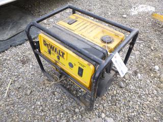 Dewalt 3000 Watt Gas Generator c/w 196cc, Working Condition Unknown.