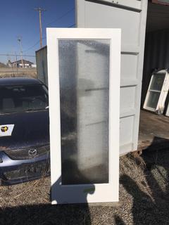 32" x 80" Pella Frosted Interior Door