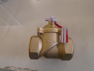 Selling Off-Site -  2" DWS200 Brass Irrigation Valve, Located at Bay C - 4415 72nd Ave SE Calgary, For More Information or Viewing Please Contact Graham 403-278-1470.