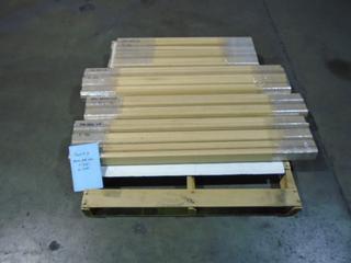 Selling Off-Site -  Quantity of Oak B Rail 1 5/8"Hx2 5/8"W Lengths 3' & 4',  Located At Unit A 8080 36th Street SE Calgary, For Viewing & More Information Please Call Darko At 403-287-1101.