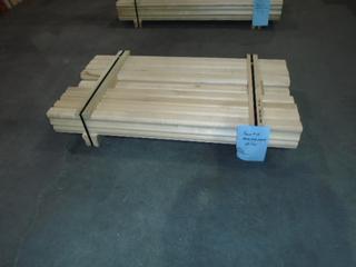 Selling Off-Site -  Quantity of Maple A Rail 1 5/8"Dx2 5/8"W Length 4',  Located At Unit A 8080 36th Street SE Calgary, For Viewing & More Information Please Call Darko At 403-287-1101.