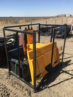 Unused TMG-PD700S 700 ft/lb Hydraulic Post Driver for Skid Steers, Control #7603.