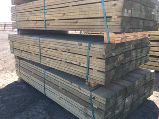 Lift of 1x6 - 6' Rough Pressure Treated Fence Board, 84 pcs/lift