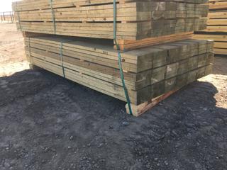 Lift of 1x6 - 6' Rough Pressure Treated Fence Board, 84 pcs/lift