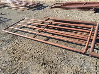 Assorted Horse Panels w/ 9'6" Gate, Control # 7722.