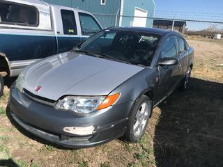 Selling Off-Site -  2007 Saturn Ion 3 Door c/w V6, Auto, With Key, Showing 193,936 Kms, VIN 1G8AM15F47Z1B2653.  Location - 527 North 200 East, Raymond, AB -  For Further Information Please Call Chris 403-308-1161.