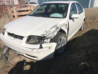 Selling Off-Site -  2002 VW Jetta 4 Door Car c/w 2.0, Auto, With Key, Showing 142,628 Miles, VIN 3VWSE69M42M055700.  Location - 527 North 200 East, Raymond, AB -  For Further Information Please Call Chris 403-308-1161.