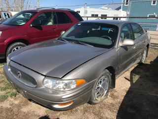 Selling Off-Site -  2000 Buick Elsabe 4 Door Car c/w V6, Auto, With Key, Showing 55,193 Kms. VIN 1G4HP54K9YU167867. Location - 527 North 200 East, Raymond, AB -  For Further Information Please Call Chris 403-308-1161.