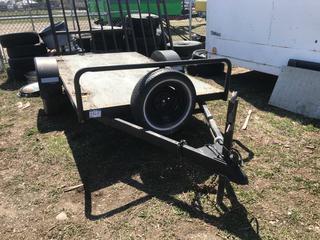 Selling Off-Site -  1984 5x8 Utility Trailer c/w Ramps, No Vin. Location - 527 North 200 East, Raymond, AB -  For Further Information Please Call Chris 403-308-1161.