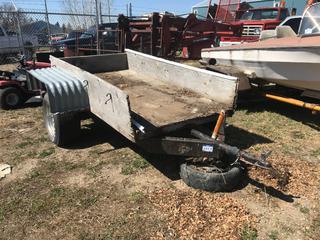 Selling Off-Site -  Custom-built 5x8 S/A Trailer, No VIN. Location - 527 North 200 East, Raymond, AB -  For Further Information Please Call Chris 403-308-1161.
