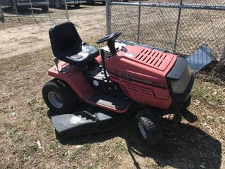 Selling Off-Site -  MTD Model #422707 18 HP Riding Lawn Mower  Location - 527 North 200 East, Raymond, AB -  For Further Information Please Call Chris 403-308-1161.
