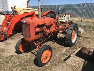 Selling Off-Site -  Allis Chalmers Antique Tractor,  Location - 527 North 200 East, Raymond, AB -  For Further Information Please Call Chris 403-308-1161.