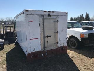 Selling Off-Site -  Insulated Truck Box 8x10. Location - 527 North 200 East, Raymond, AB -  For Further Information Please Call Chris 403-308-1161.