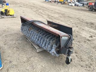 72" Angle Broom to Fit Skid Steer. Control # 7772.
