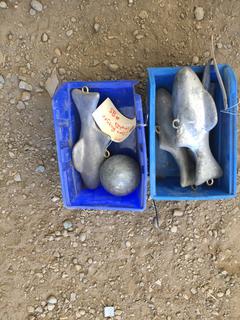 Quantity of Fishing Weights (2 Containers).