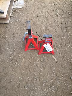 (2) 2 Ton Car Jacks.