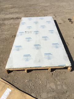 (1) 4'x8'x1/4" Engineered Wall Sheet.