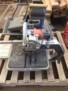 Ridgid Tile Saw.