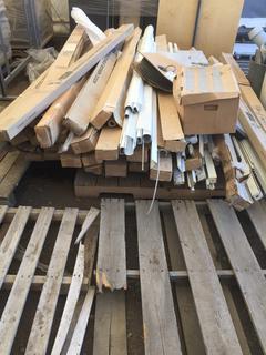 Quantity of Retractable Screen Door Frames w/ Assorted Hardware.