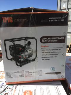 (New) TMG Industrial 2" Semi-Trash Water Pump.