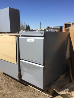 Quantity of 2 Drawer Metal Filing Cabinet.