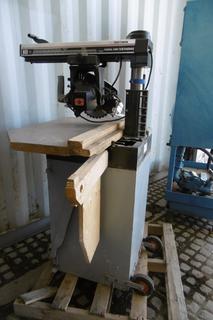 Craftsman 10"  Radial Arm Saw w/ Metal stand and Wood platform.