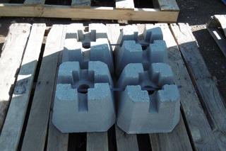 Set of (4) Deck Post Blocks.