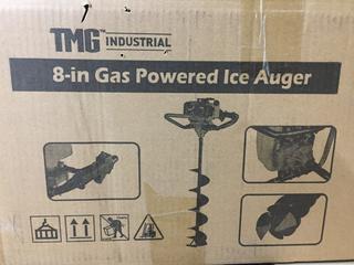 Unused TMG 8" Gas Powered Ice Auger.