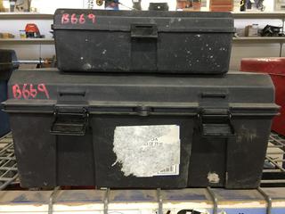 (2) Tool Boxes c/w Assorted Hand Tools.