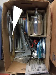 (2) Boxes of Assorted Hand Tools & Hardware.
