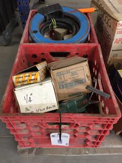 (2) Crates of Assorted Tools & Hardware.
