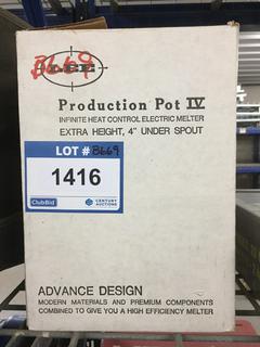 Lee Production Pot IV Infinite Heat Control Electric Melter.