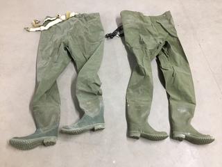 (1) Size 11 & (1) Size 9 Hip Waders.