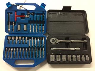 Drill Bit Set & Socket Set.