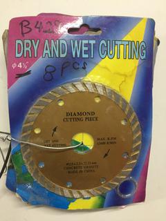 (8) Diamond Saw Blades.