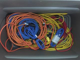 Quantity of Assorted Extension Cords.