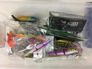 Assorted Plugs, Rapalas & Fishing Lures.