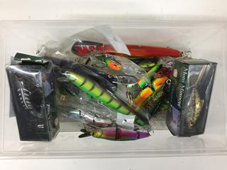 Assorted Plugs, Rapalas & Fishing Lures.