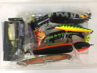 Assorted Plugs, Rapalas & Fishing Lures.