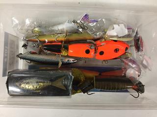 Assorted Plugs, Rapalas & Fishing Lures.