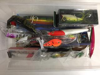 Assorted Plugs, Rapalas & Fishing Lures.