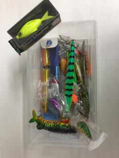 Assorted Plugs, Rapalas & Fishing Lures.