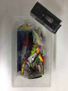 Assorted Plugs, Rapalas & Fishing Lures.