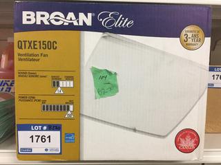 Broan QTXE150C Elite 150 CFM Ceiling Exhaust Fan.