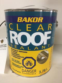 3.78L Bakor Clear Roof Sealant.