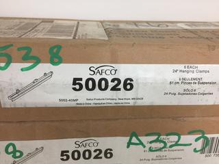 (2) 6-Piece Safco 24" Hanging Clamps.